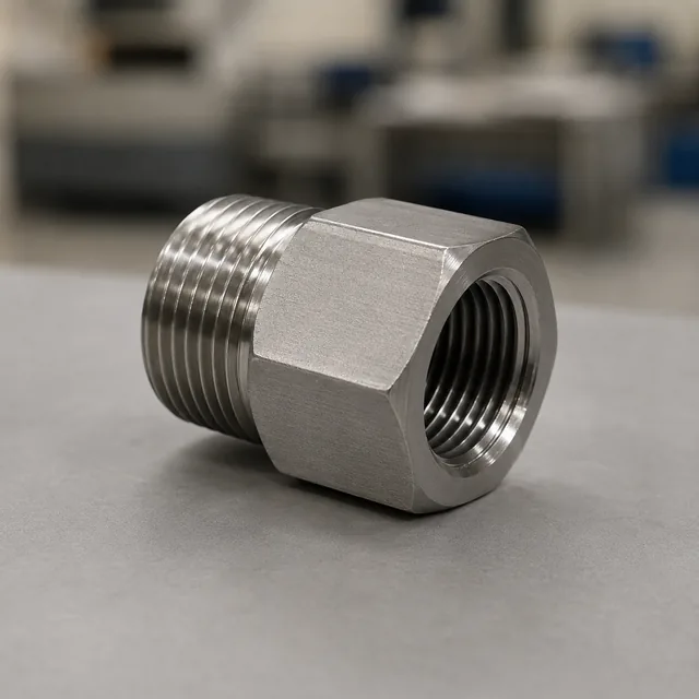 Adaptador BSP macho-hembra para manómetros y sensores — EKINSUN
