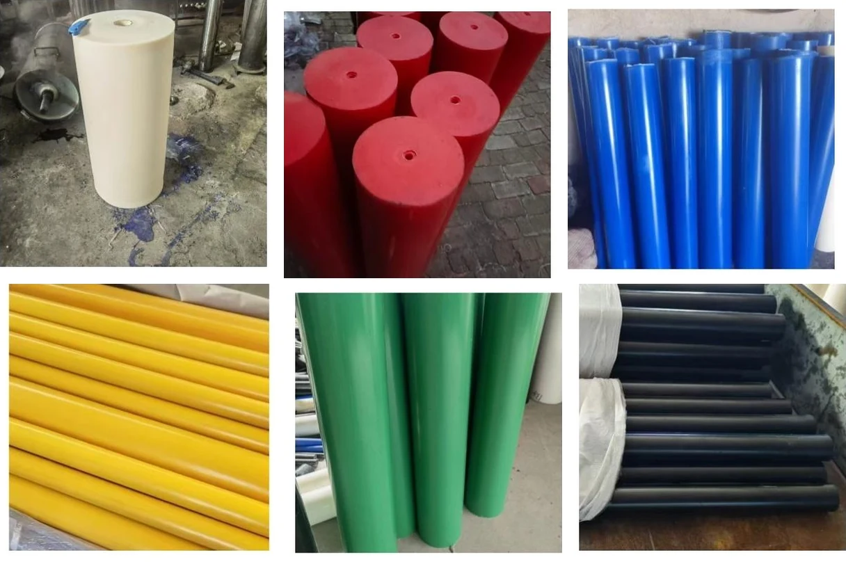Cast nylon rod stock and turned nylon bushes machined by EKINSUN