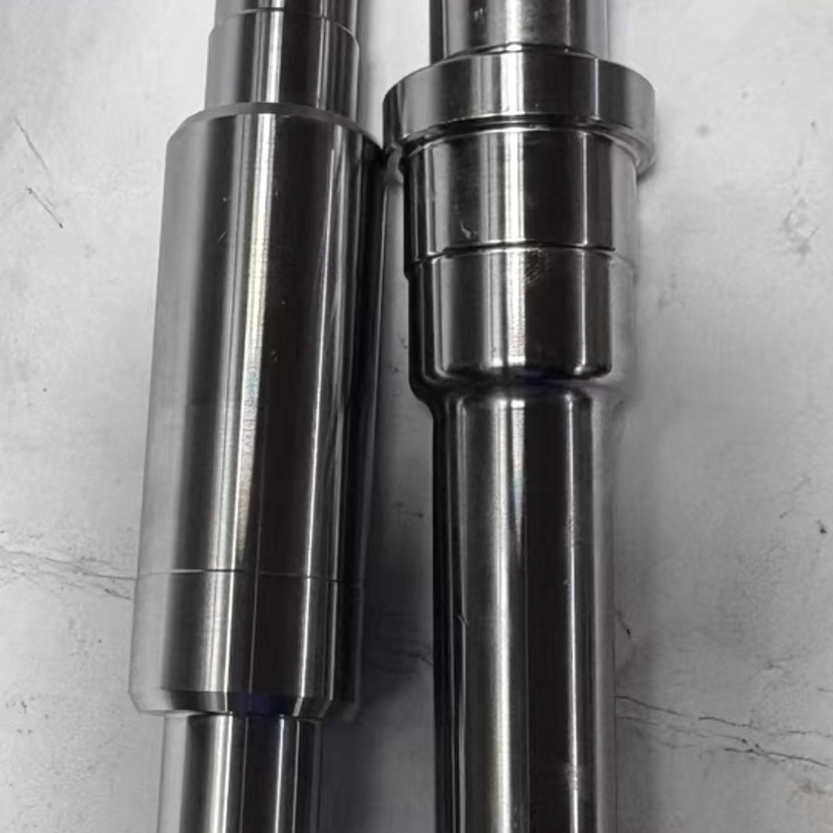 CNC Deep Hole Precision Shaft Pair — EKINSUN custom manufacturing case photo