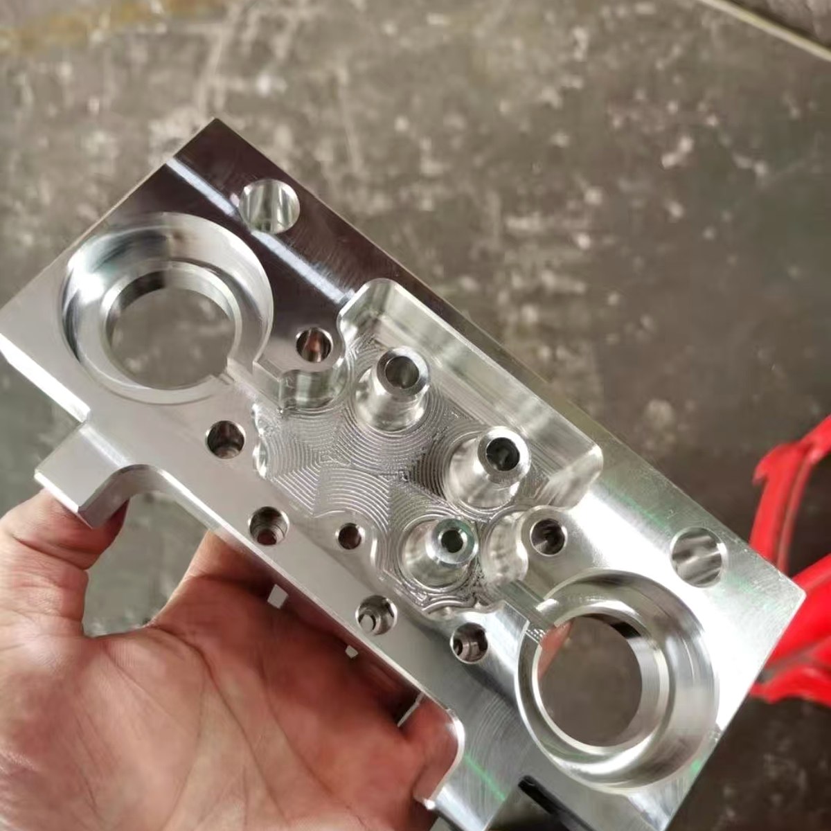 CNC Engine Head Aluminum Billet — EKINSUN custom manufacturing case photo