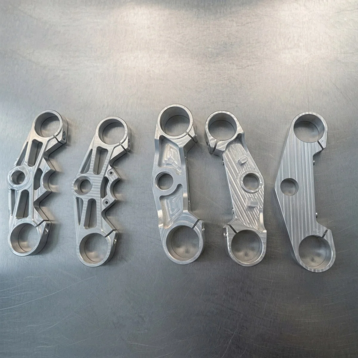 CNC Motorcycle Triple Tree Clamp Billet — EKINSUN custom manufacturing case photo
