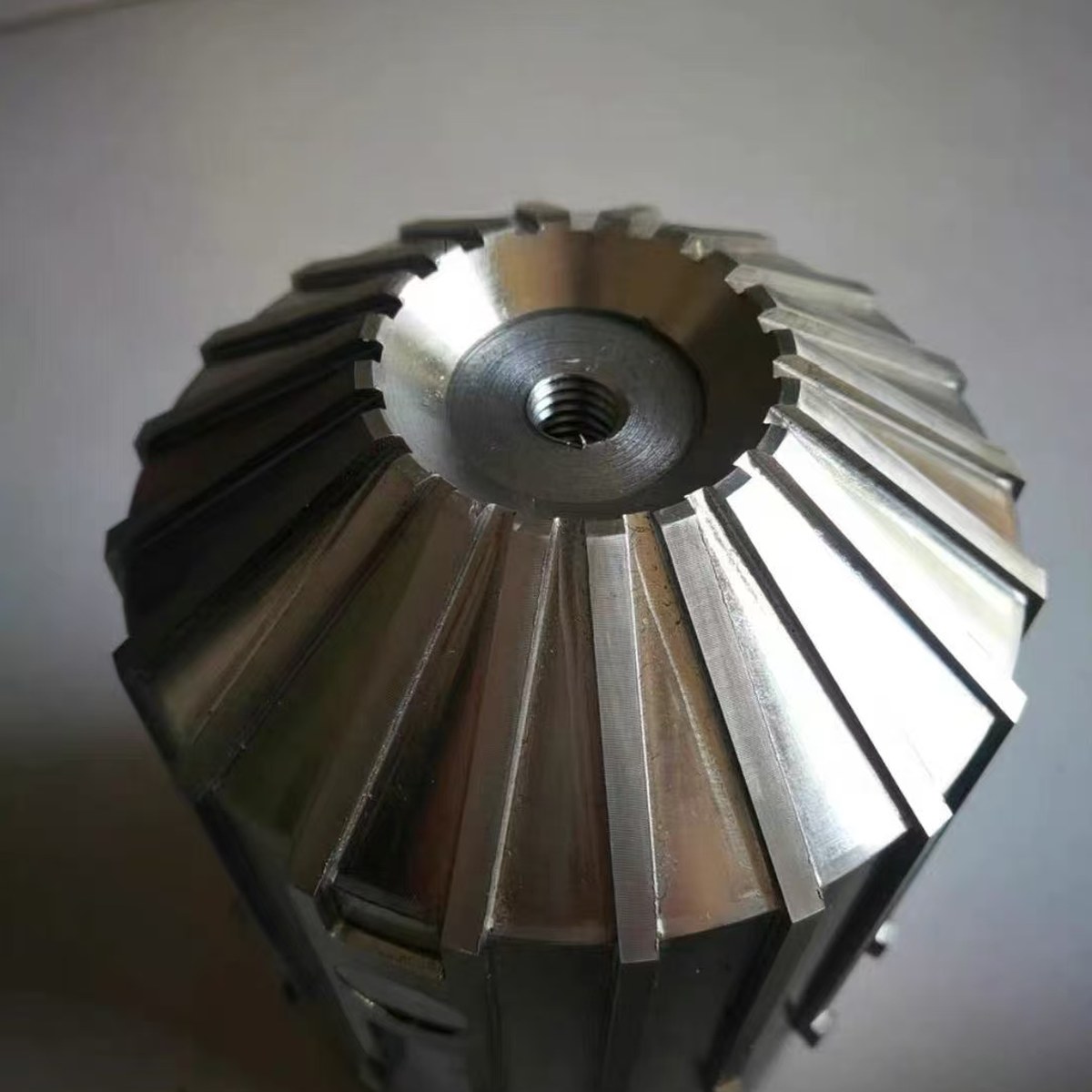 CNC Turbine Impeller Steel 5Axis — EKINSUN custom manufacturing case photo