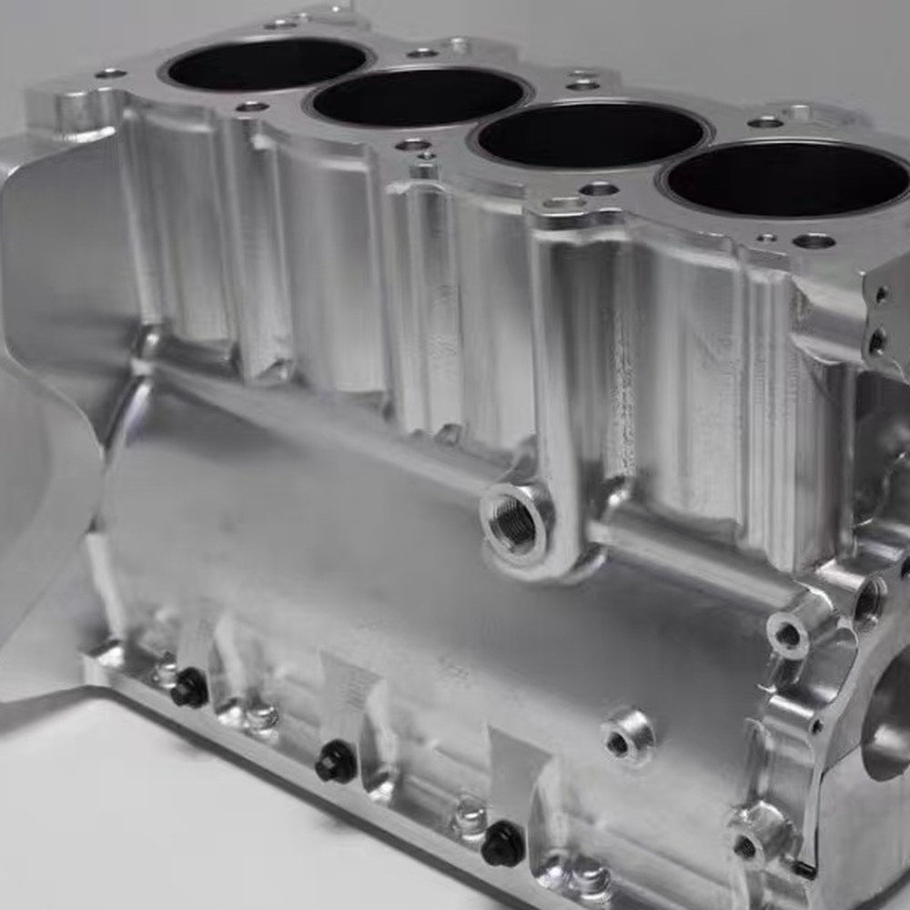 CNC Engine Block Aluminum 4Cylinder — EKINSUN custom manufacturing case photo