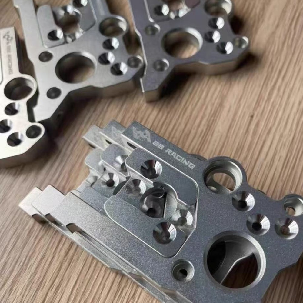 CNC Racing Chassis Bracket Anodized — EKINSUN custom manufacturing case photo
