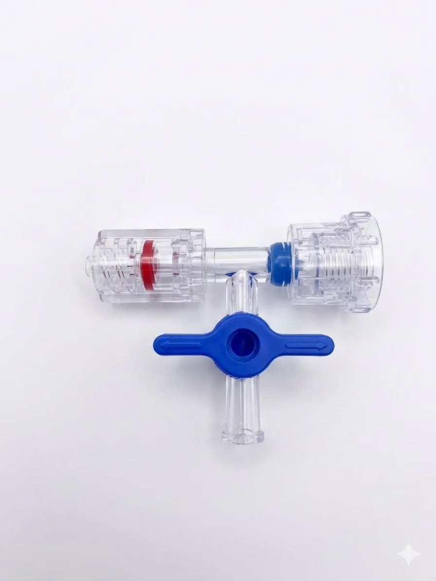 High-pressure contrast injection stopcock clear PC power injector rated CT MRI — EKINSUN OEM
