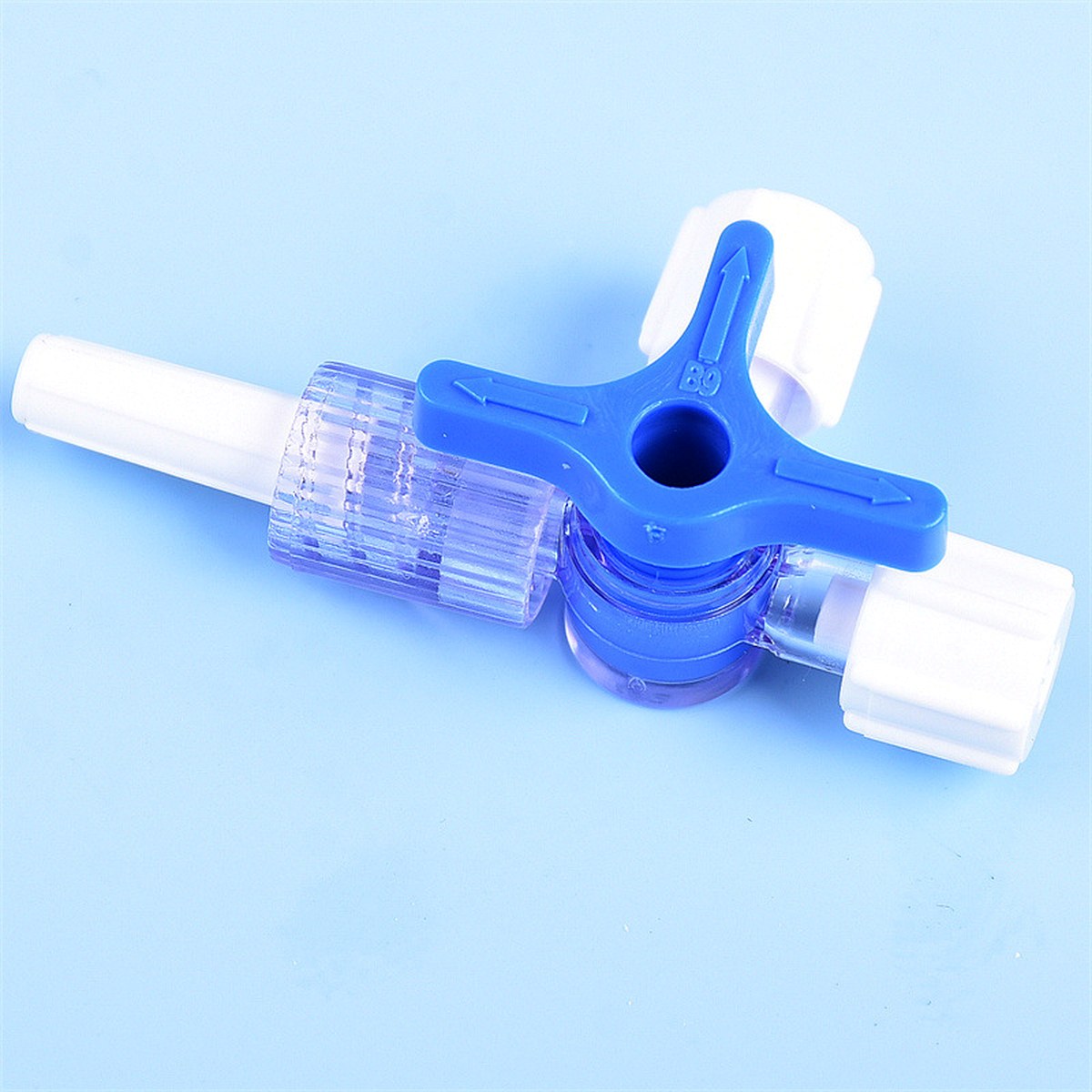 Medical Injection Stopcock White — EKINSUN custom manufacturing case photo